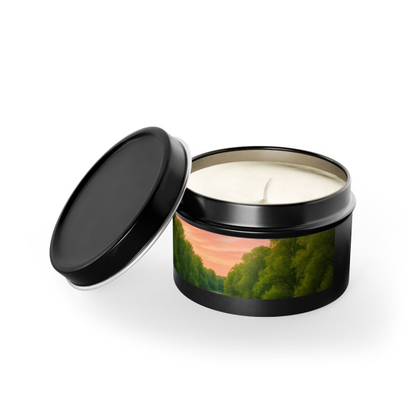 Nature's Grateful Embrace - Tin Candles