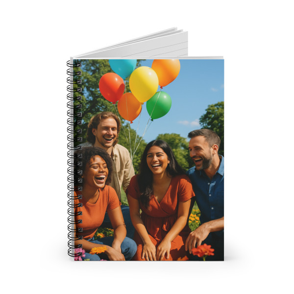Joyful Connections - Spiral Notebook - Ruled Line