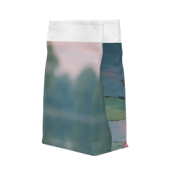 Serene Lotus Bliss - Polyester Lunch Bag