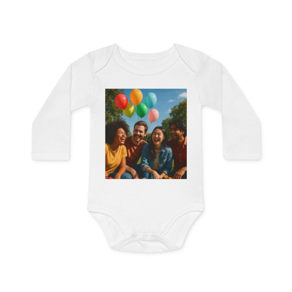 Joyful Connections - Baby Long-Sleeve Organic Bodysuit
