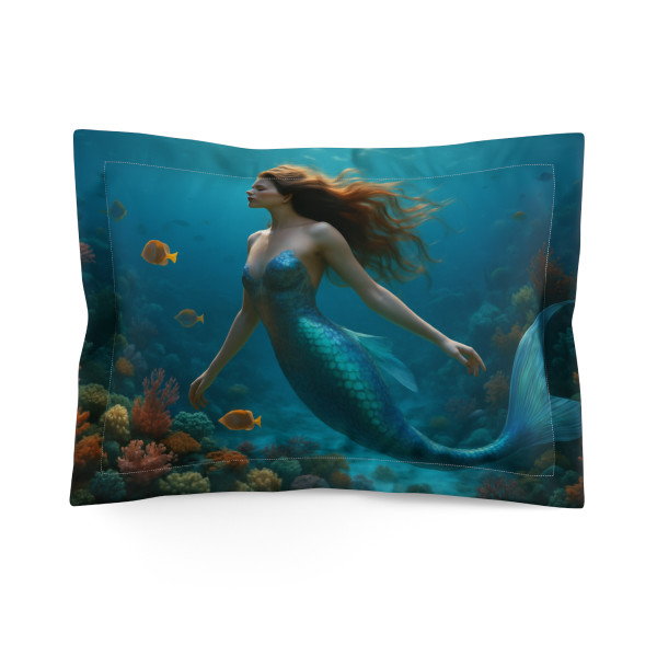 Ethereal Ocean Dance - Microfiber Pillow Sham