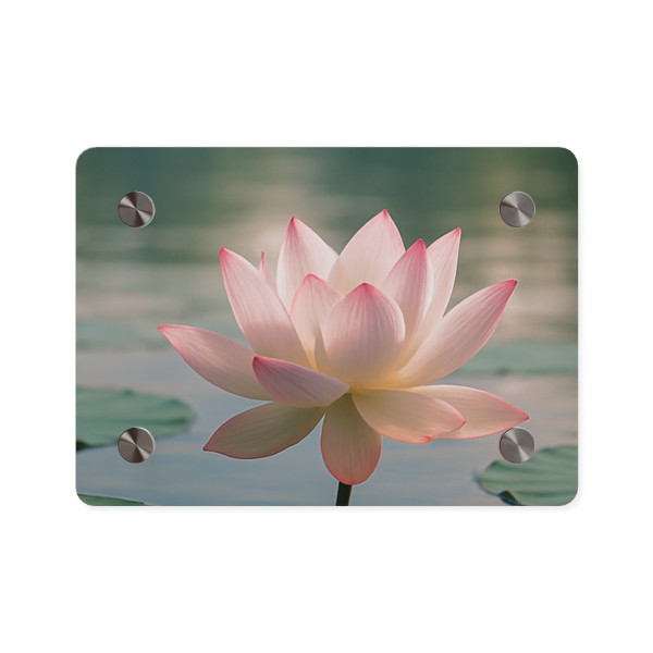 Serene Lotus Bliss - Acrylic Wall Art Panels