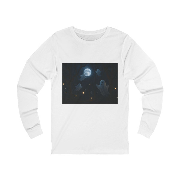 Spooky Forest Night - Unisex Jersey Long Sleeve Tee