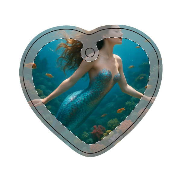 Ethereal Ocean Dance - Decorative Ornament