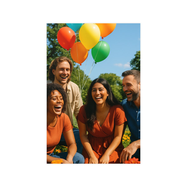 Joyful Connections - Vertical and Horizontal Matte Posters