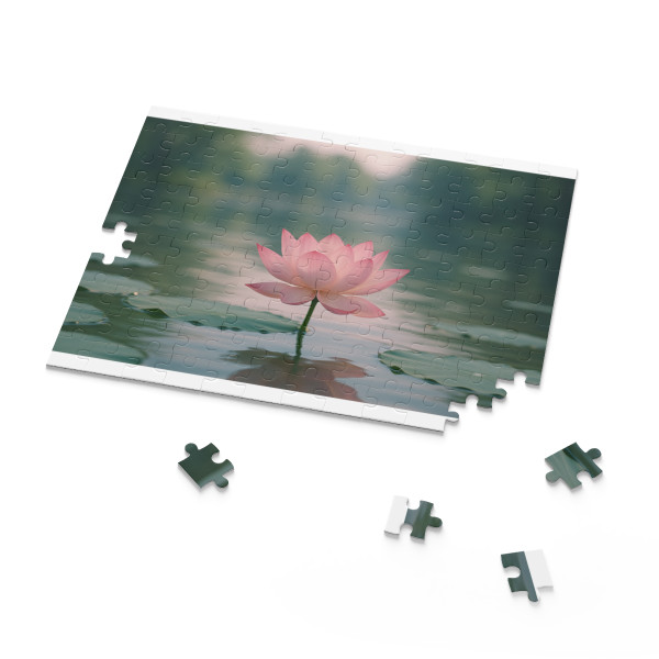Serene Lotus Bliss - Puzzle (120, 252, 500-Piece)