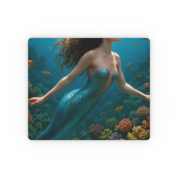 Ethereal Ocean Dance - Rectangular Mouse Pad