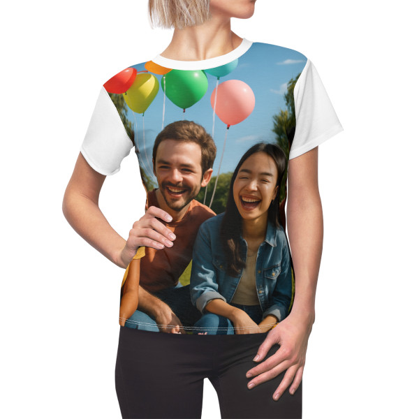 Joyful Connections - Women's Cut & Sew Tee (AOP)