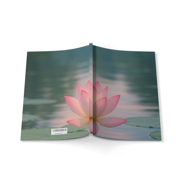 Serene Lotus Bliss - Softcover Notebook, A5