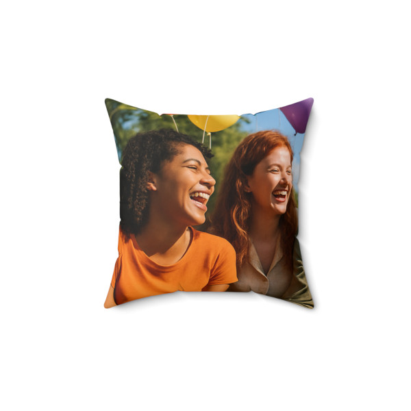 Joyful Connections - Spun Polyester Square Pillow