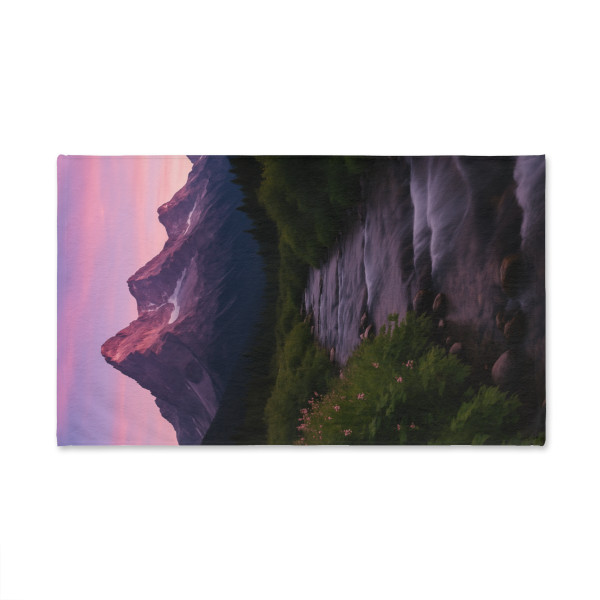 Serene Mountain Retreat - Hand Towel