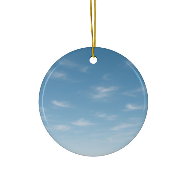 Serene Horizon - Ceramic Ornaments, 2-Side Print, (1pc, 3pcs, 5pcs, 10pcs)