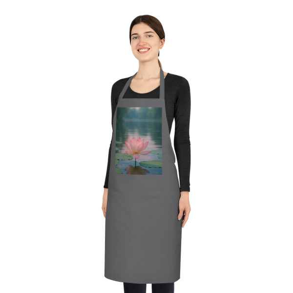 Serene Lotus Bliss - Cotton Apron