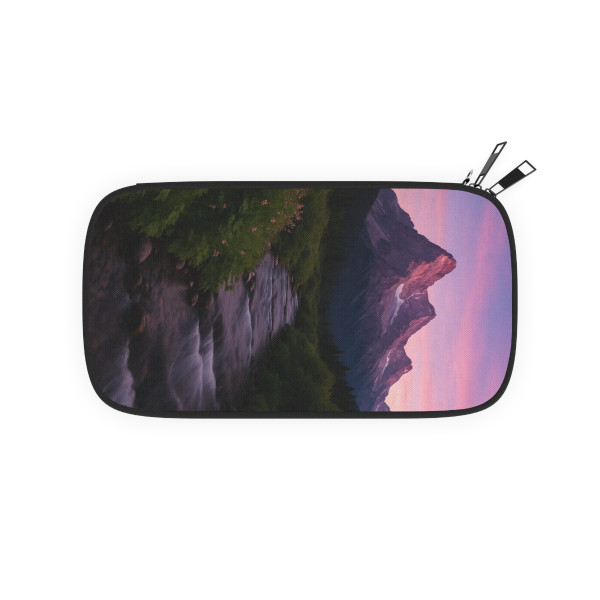 Serene Mountain Retreat - Passport Wallet