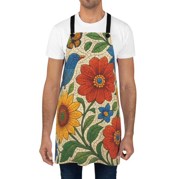 Nature's Mosaic Symphony - Apron (AOP)
