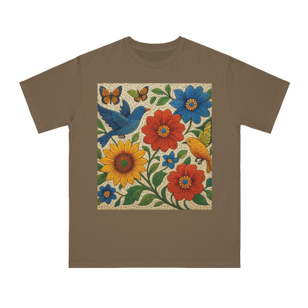 Nature's Mosaic Symphony - Organic Unisex Classic T-Shirt