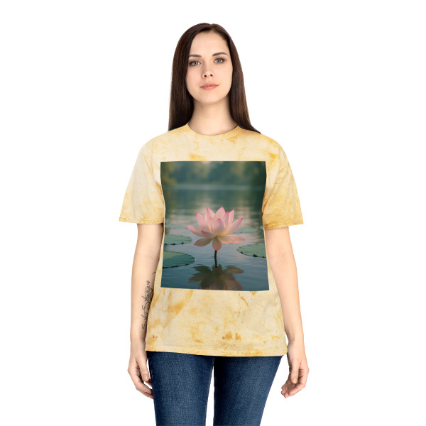 Serene Lotus Bliss - Unisex Color Blast T-Shirt