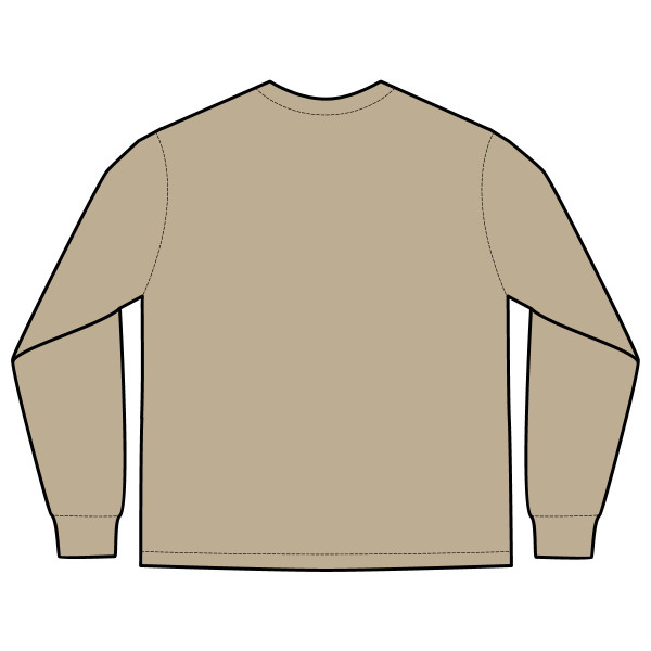 Serene Horizon - Men's Heavy Faded Long Sleeve Tee