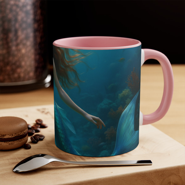 Ethereal Ocean Dance - Accent Mugs