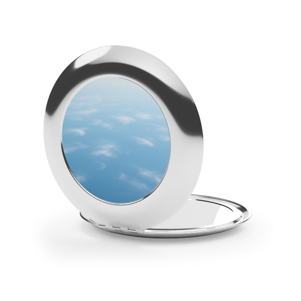 Serene Horizon - Compact Travel Mirror