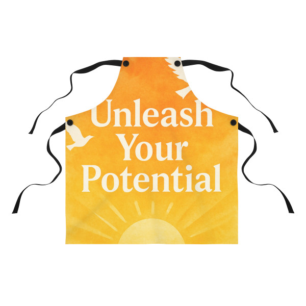 Unleash Your Potential - Apron (AOP)