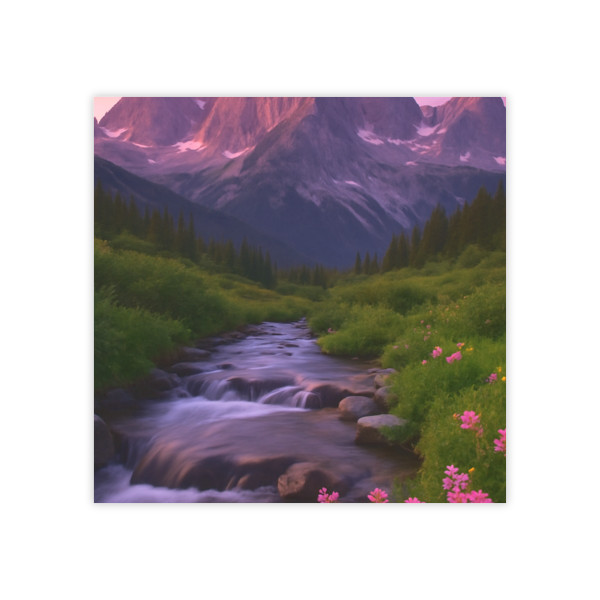 Serene Mountain Retreat - Post-it® Note Pads