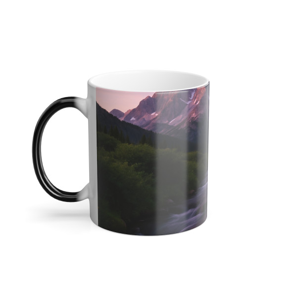 Serene Mountain Retreat - Color Morphing Mug, 11oz
