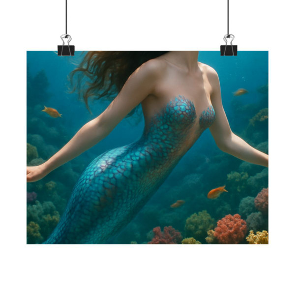 Ethereal Ocean Dance - Matte Horizontal Posters