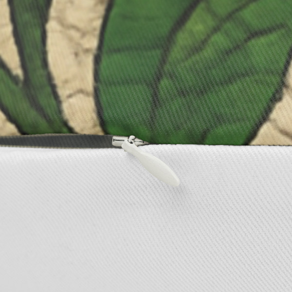 Nature's Mosaic Symphony - Spun Polyester Lumbar Pillow