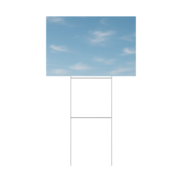 Serene Horizon - Plastic Yard Sign