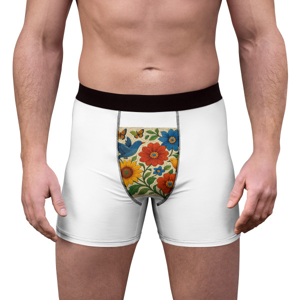 Nature's Mosaic Symphony - Men's Boxer Briefs (AOP)