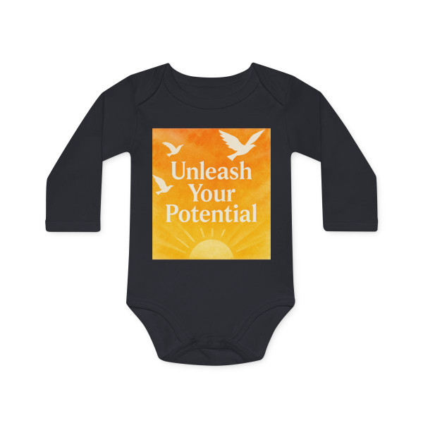 Unleash Your Potential - Baby Long-Sleeve Organic Bodysuit
