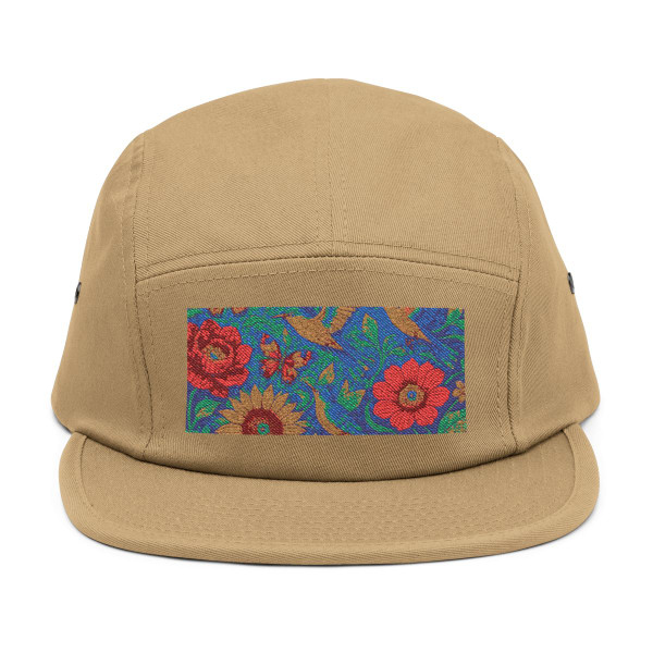 Nature's Mosaic Symphony - 5 Panel Cap (Embroidery)