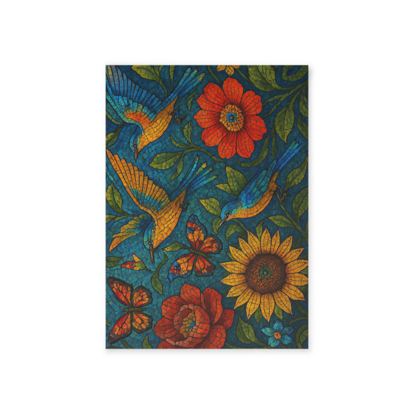 Nature's Mosaic Symphony - Holiday Cards (One-sided print)