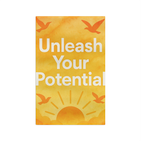 Unleash Your Potential - Microfiber Tea Towel