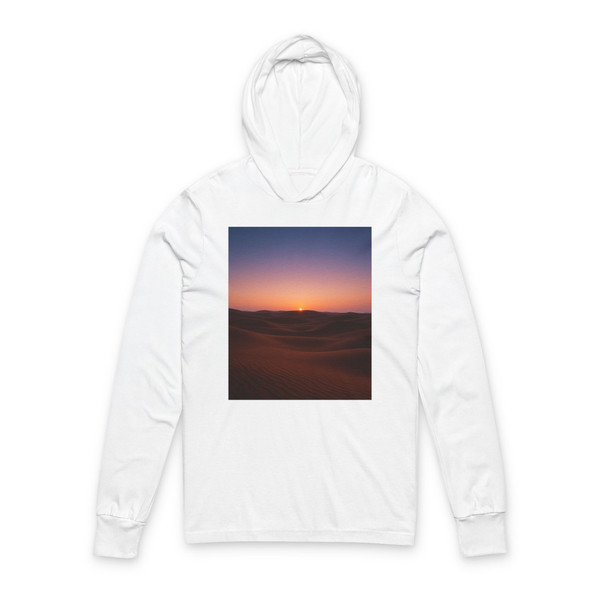 Desert Dawn - Unisex Hooded Long Sleeve Tee
