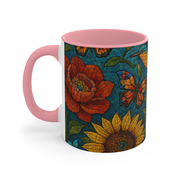 Nature's Mosaic Symphony - Accent Mugs