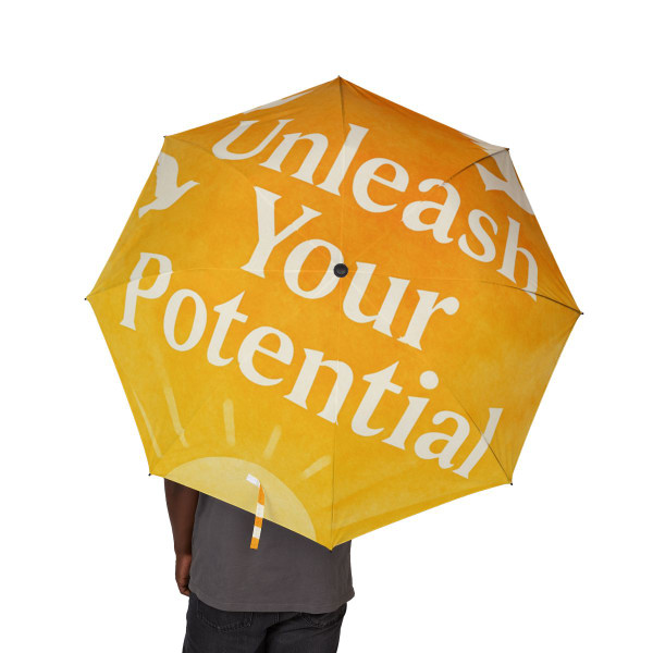 Unleash Your Potential - Semi-Automatic Foldable Umbrella