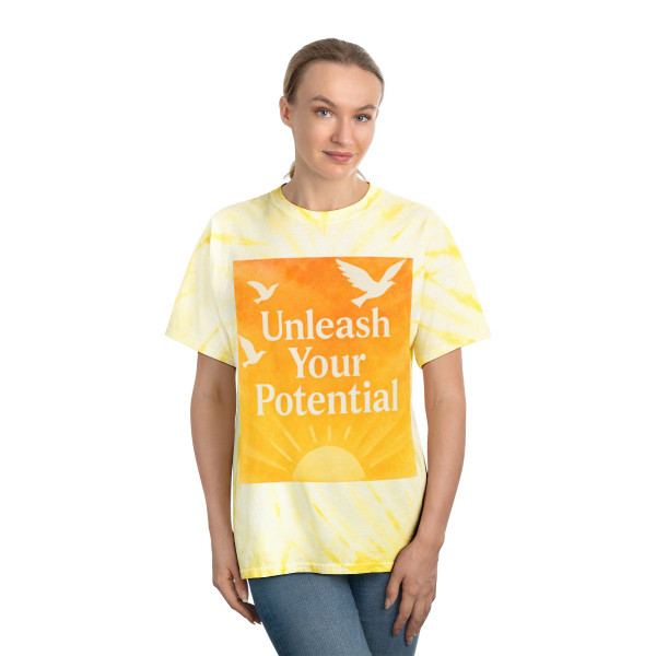 Unleash Your Potential - Tie-Dye Tee, Cyclone