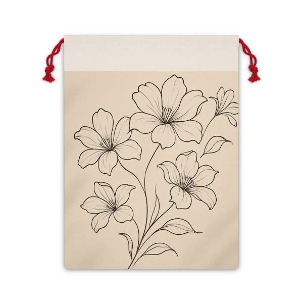 Serene Floral Flow - Gift Bag
