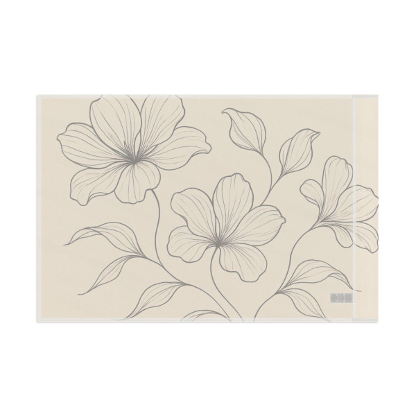 Serene Floral Flow - Flag