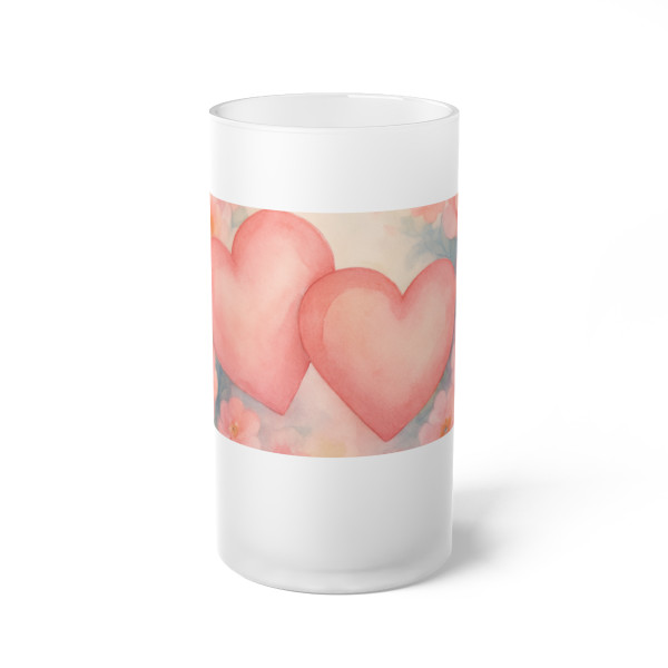 Endless Affection - Frosted Glass Beer Mug