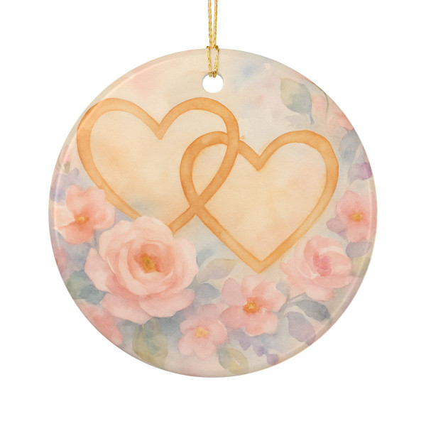 Endless Affection - Ceramic Decoration Ornament, (1pc)