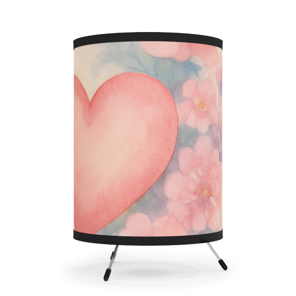 Endless Affection - Tripod Lamp with High-Res Printed Shade, US\CA plug