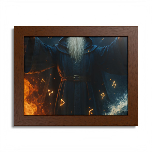 Elemental Fury - Framed Poster, Multi-Color