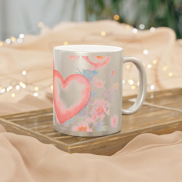 Endless Affection - Metallic Mug (Silver\Gold)