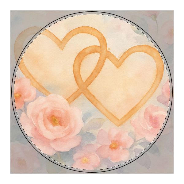 Endless Affection - PU Leather Mouse Mat