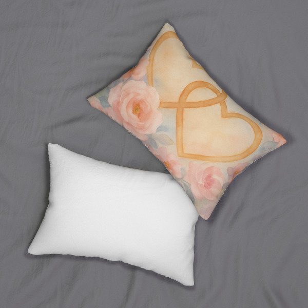 Endless Affection - Spun Polyester Lumbar Pillow
