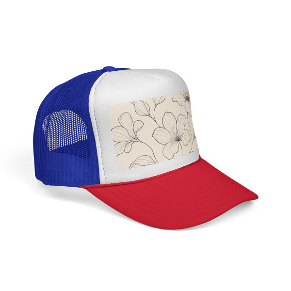 Serene Floral Flow - Trucker Caps
