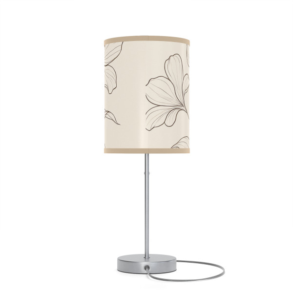 Serene Floral Flow - Lamp on a Stand, US|CA plug